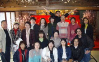 犀利屋敷でのひな祭りの様子